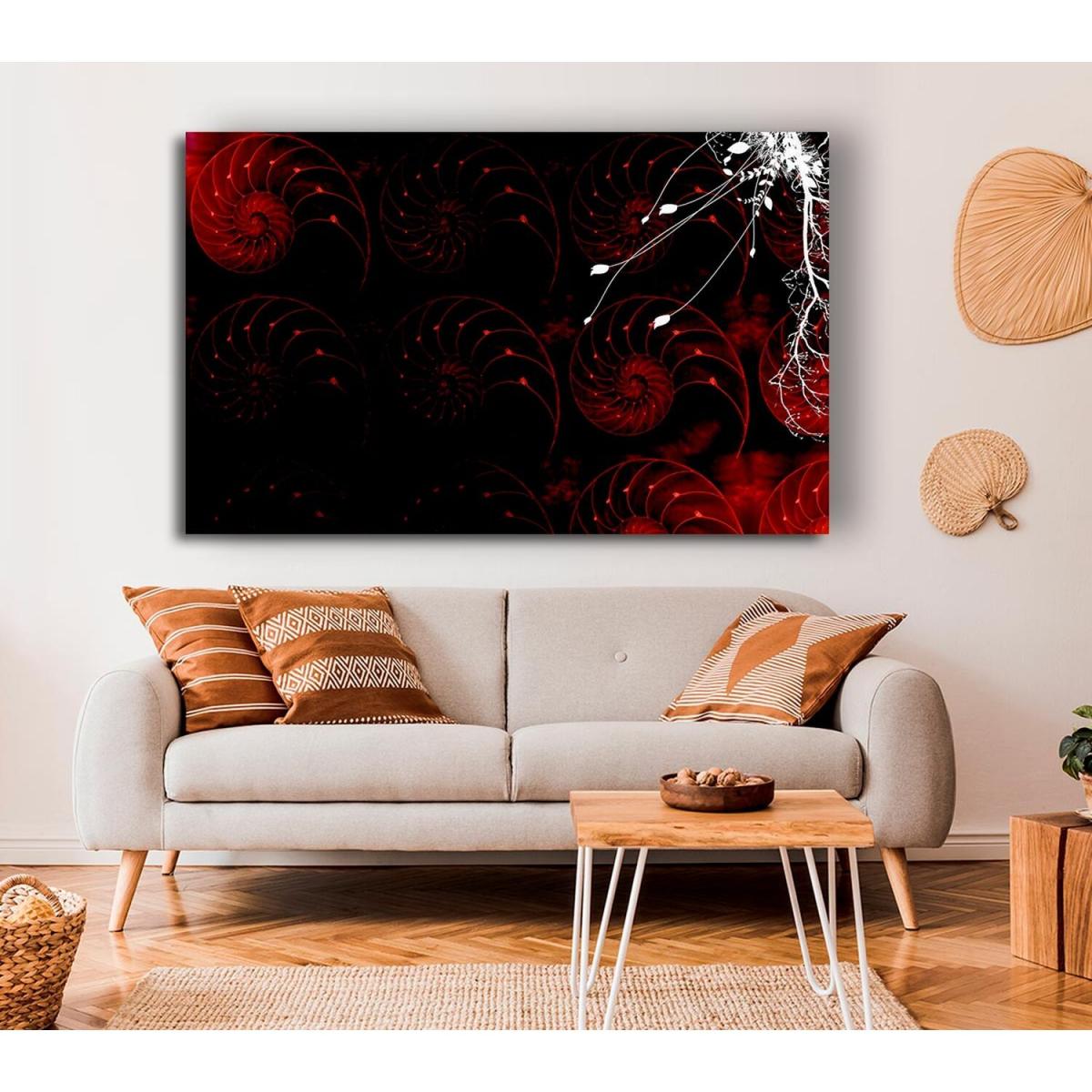 Red Shell Delight Canvas Print Wall Art - Yellow / 101.6cm – image 4