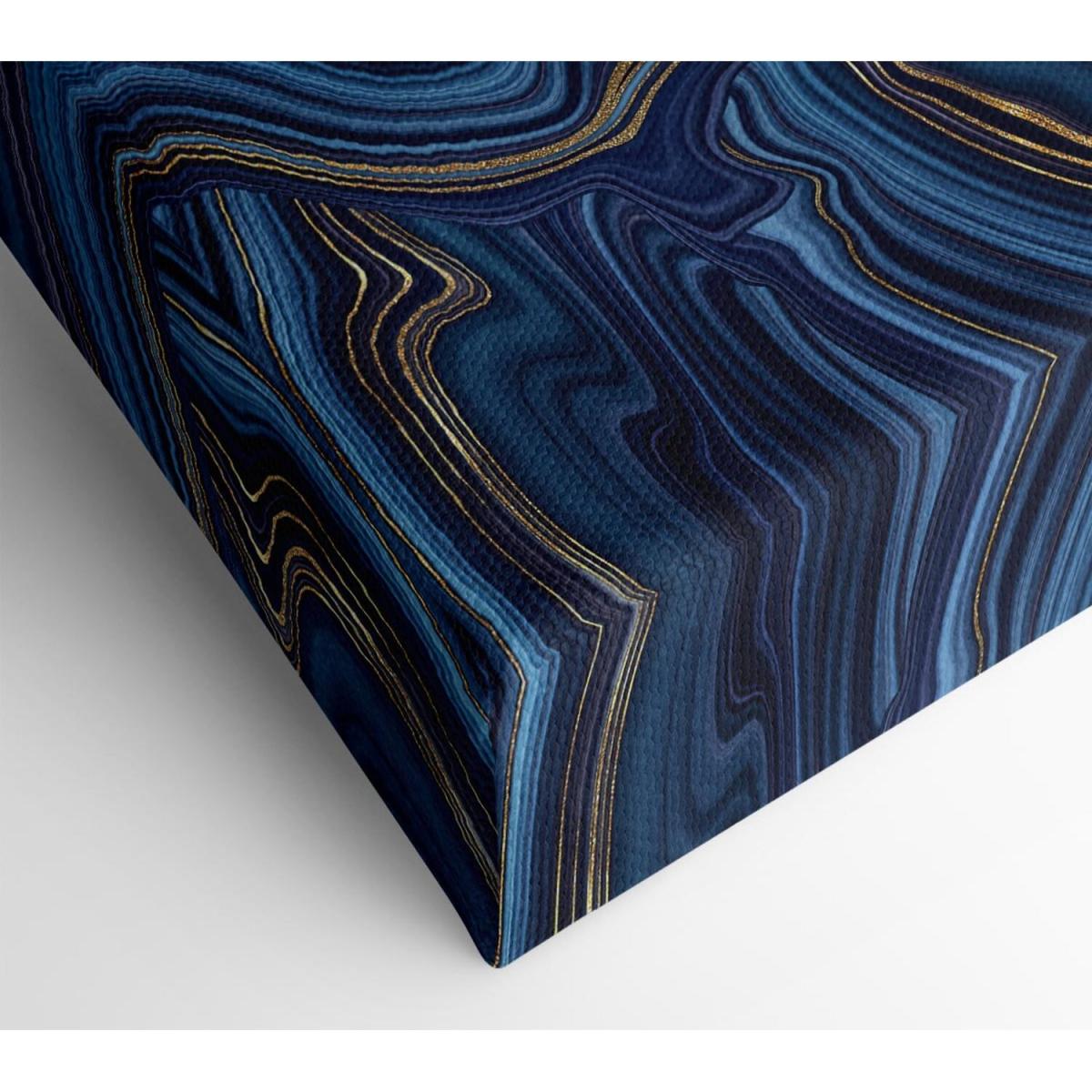 Blue And Gold Marble - Yellow / Small 14 x 20 Inches – image 4