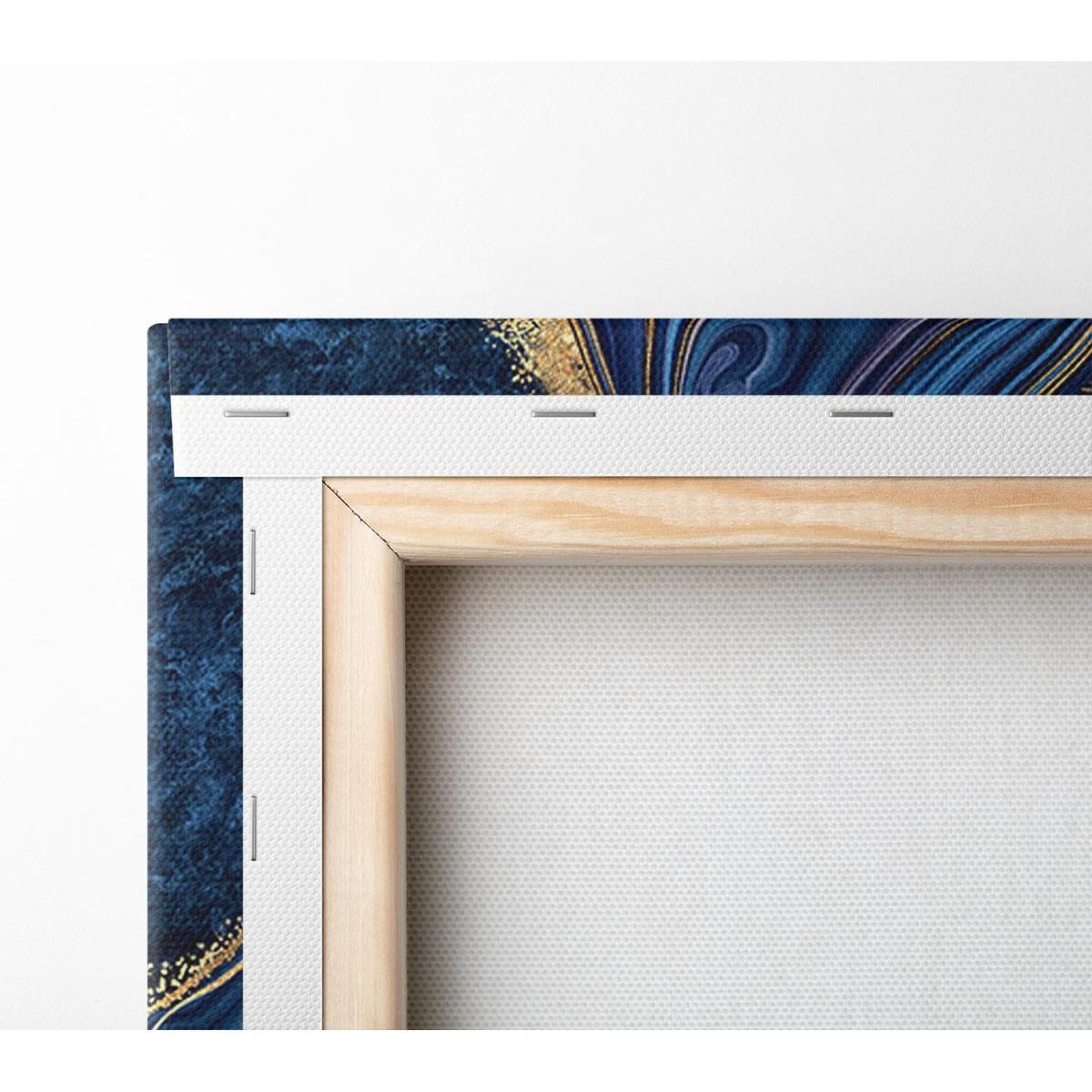 Blue And Gold Marble - Yellow / Small 14 x 20 Inches – image 5