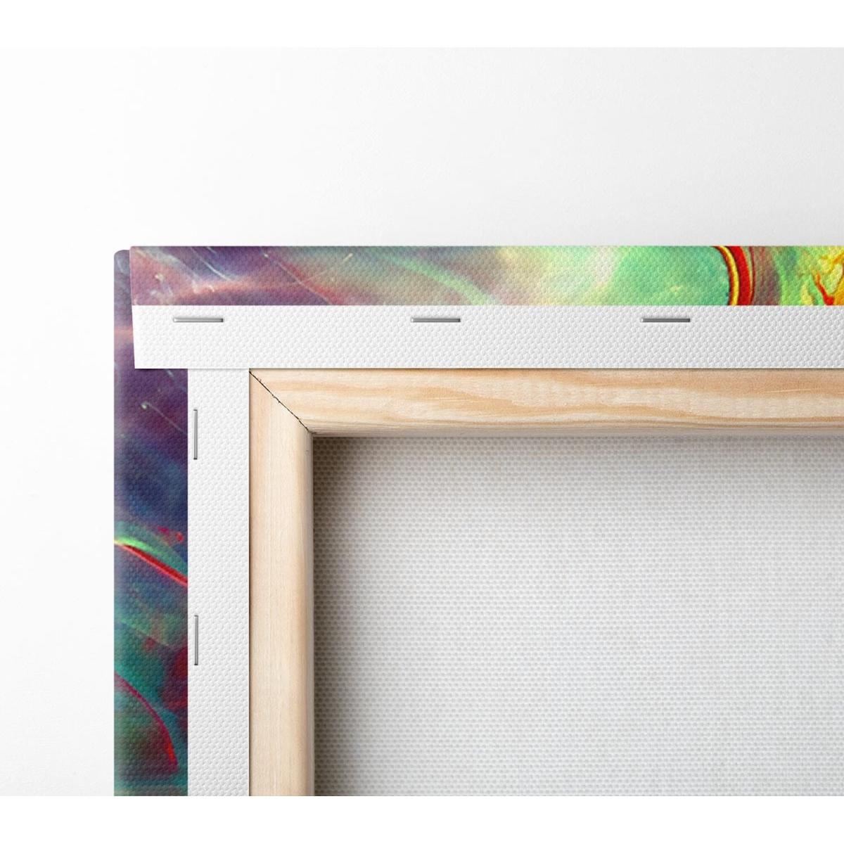 Mixed Paint Colors Canvas Print Wall Art - Yellow / 81.28cm – image 3