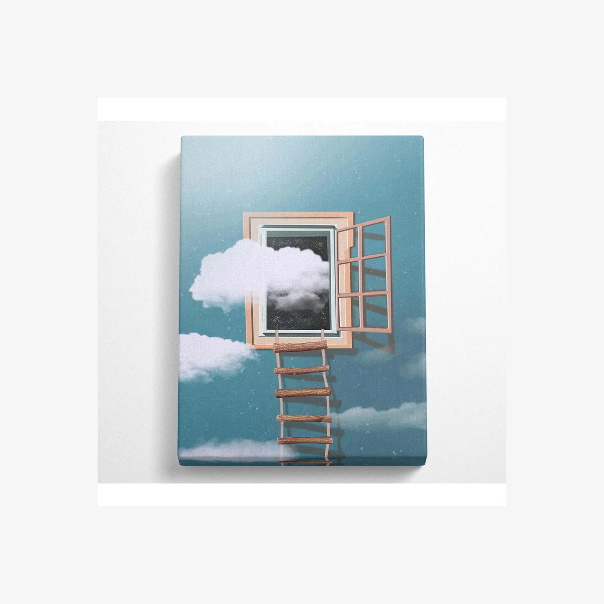 Break Free Canvas Print - Black / 35.56cm