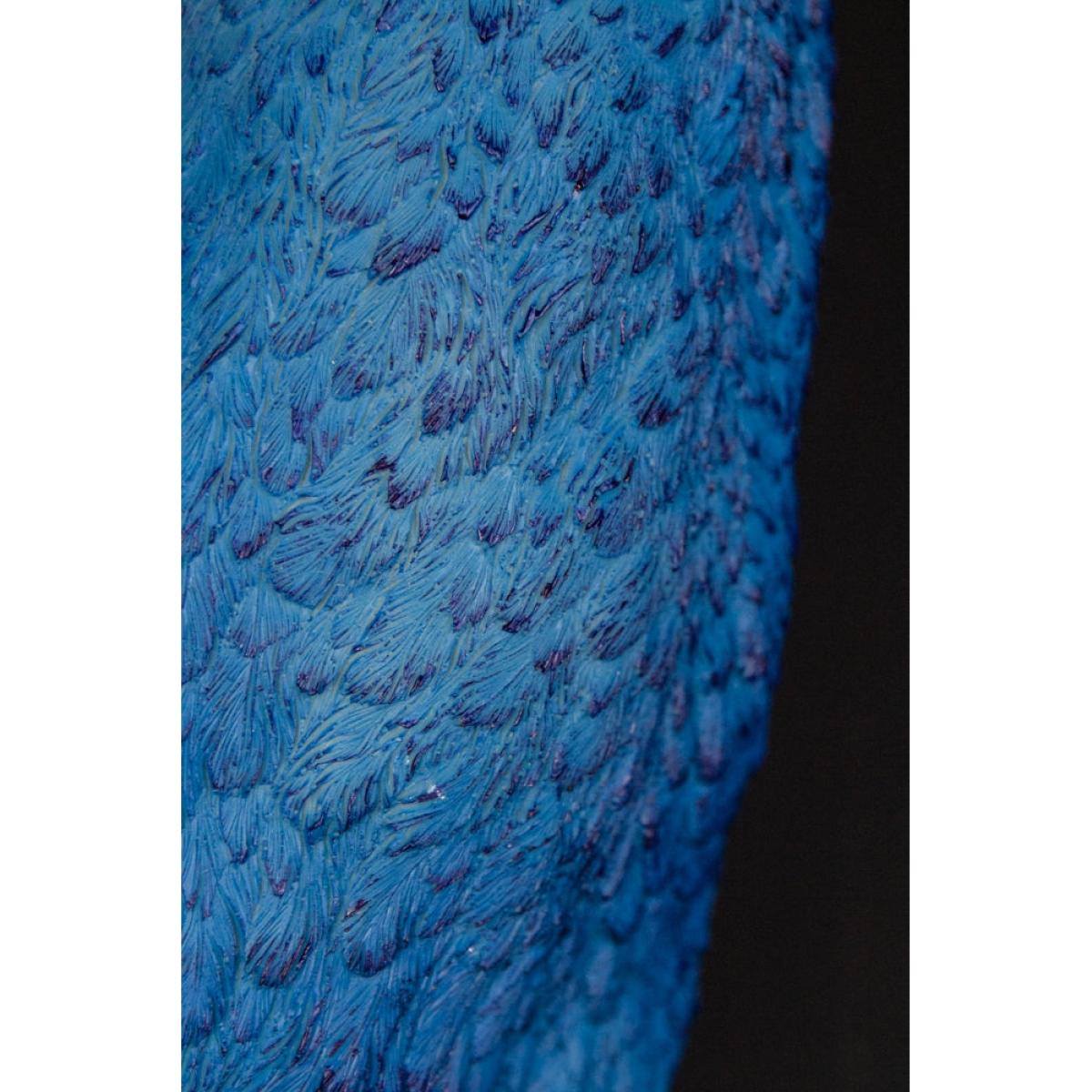 Beautiful Blue Peacock Head Wall Decoration – image 5