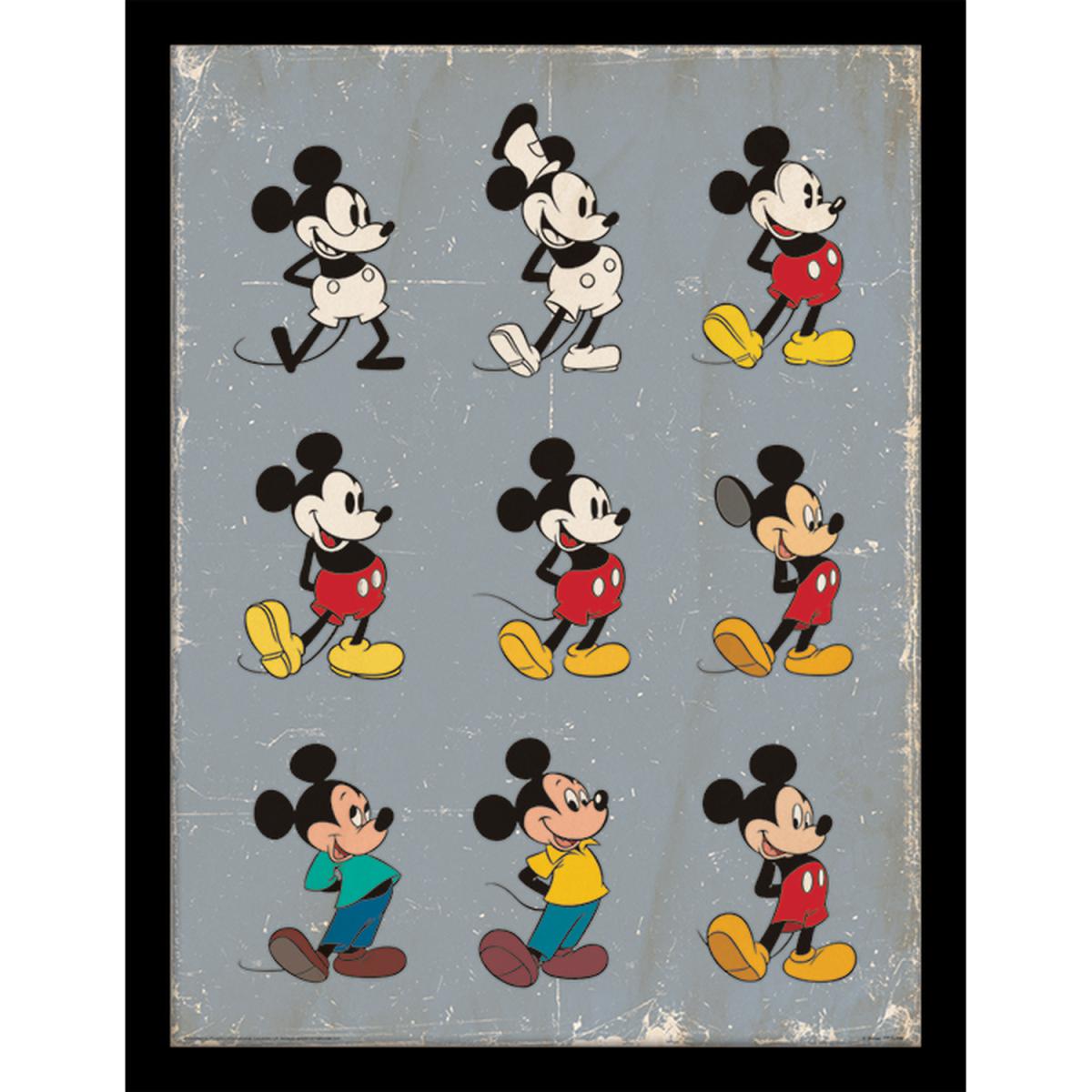 Mickey Mouse (Evolution) Framed Print – image 2