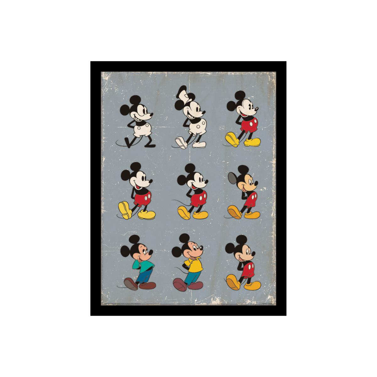 Mickey Mouse (Evolution) Framed Print – image 1