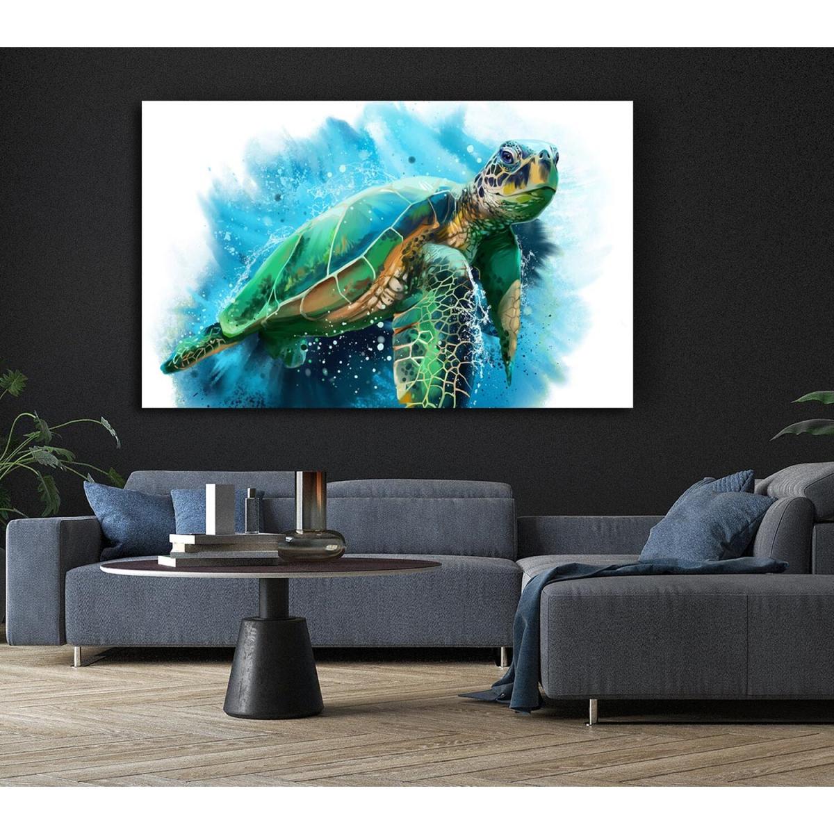 The Sea Turtle Watercolour - 66cm – image 2