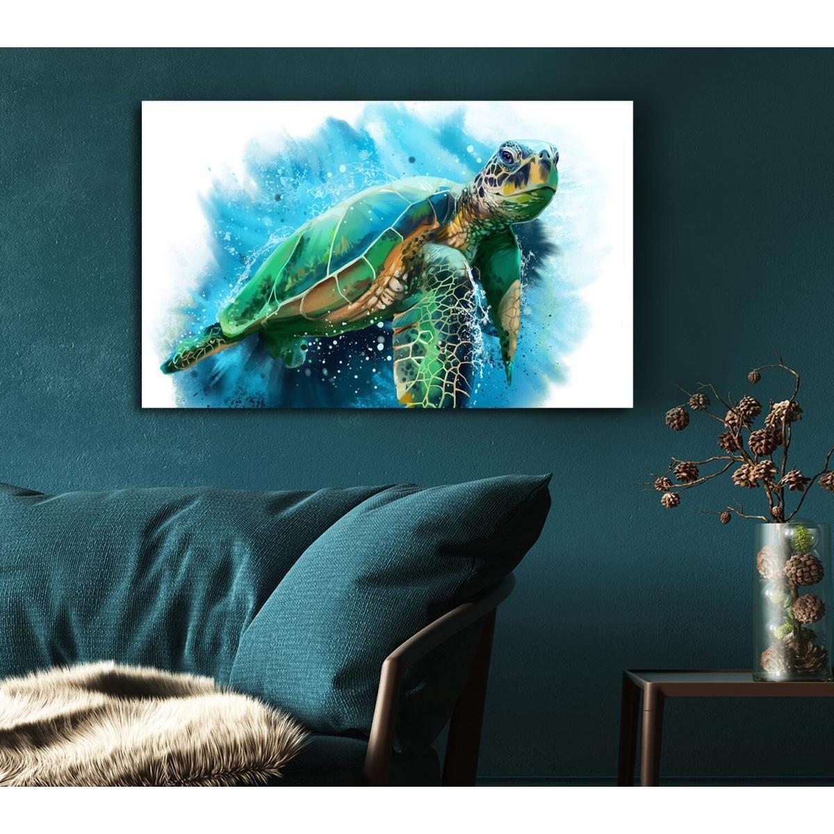 The Sea Turtle Watercolour - 66cm – image 5