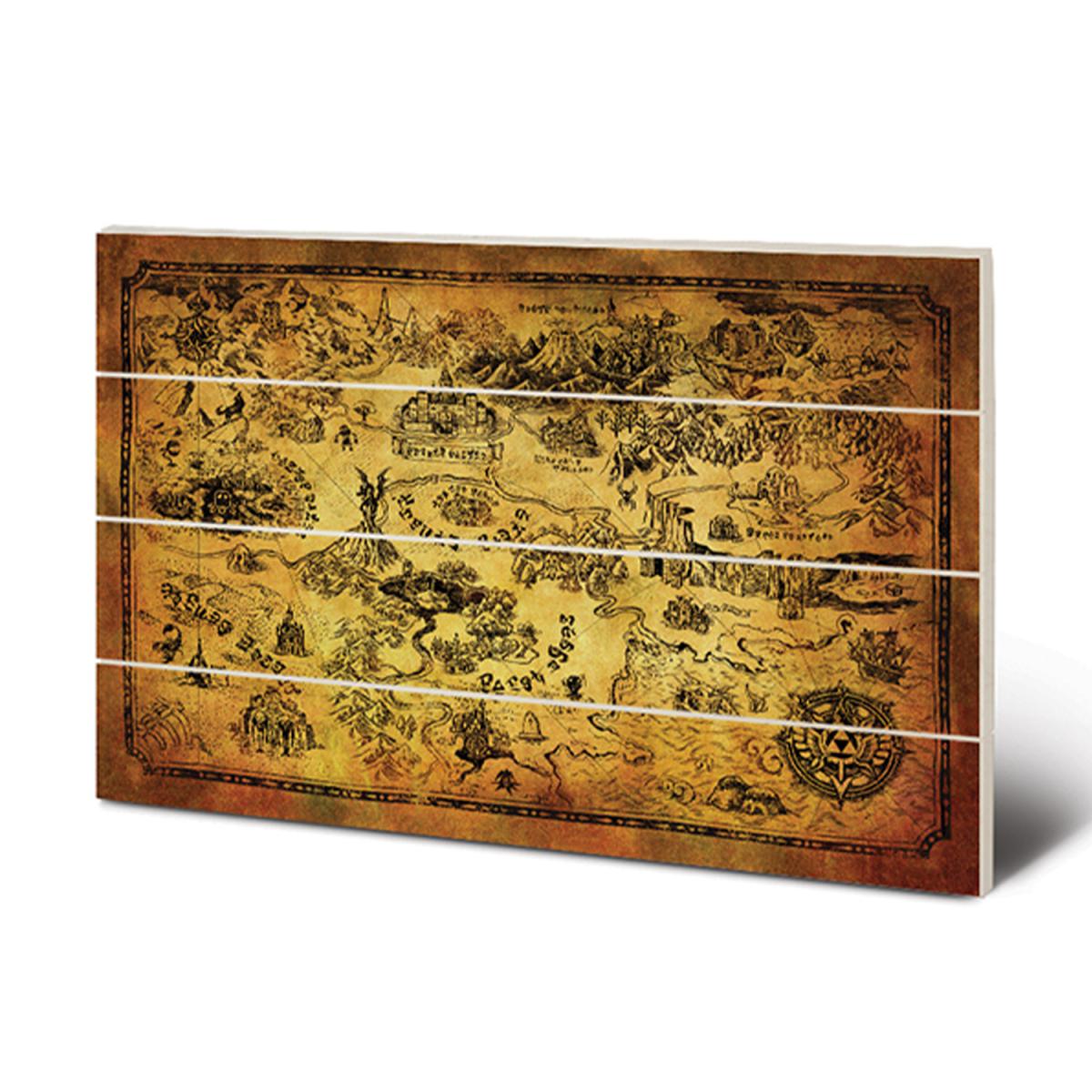 The Legend Of Zelda (Hyrule Map) Wall Art - Colourful – image 2