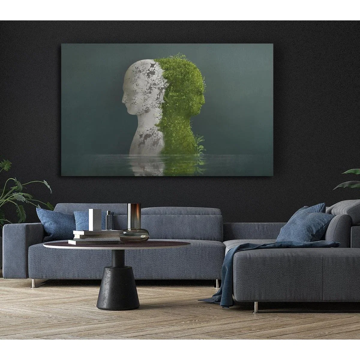 Stone And Plant Human - 81cm – image 2