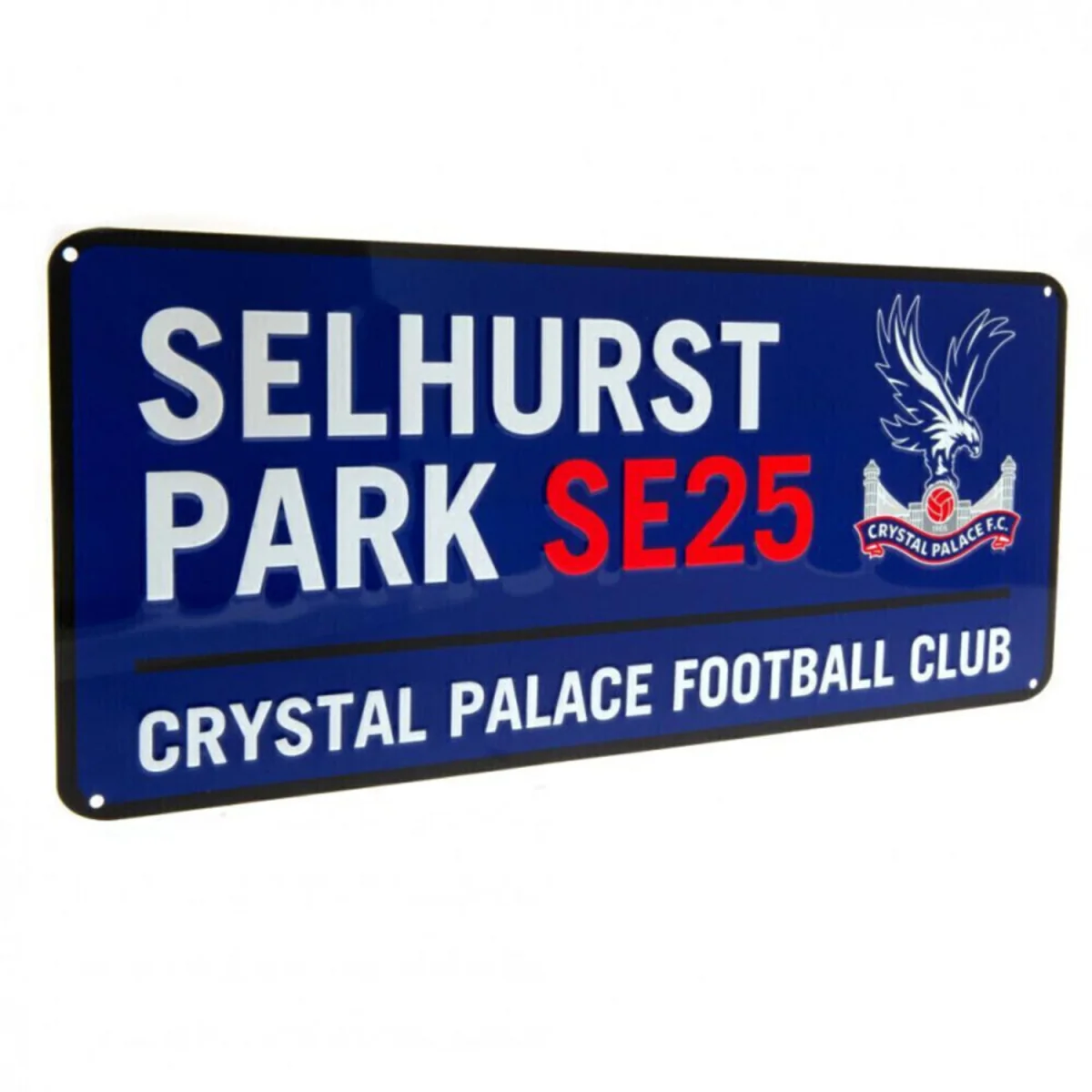 Crystal Palace FC Metal Plaque - Royal Blue/White/Red – image 2