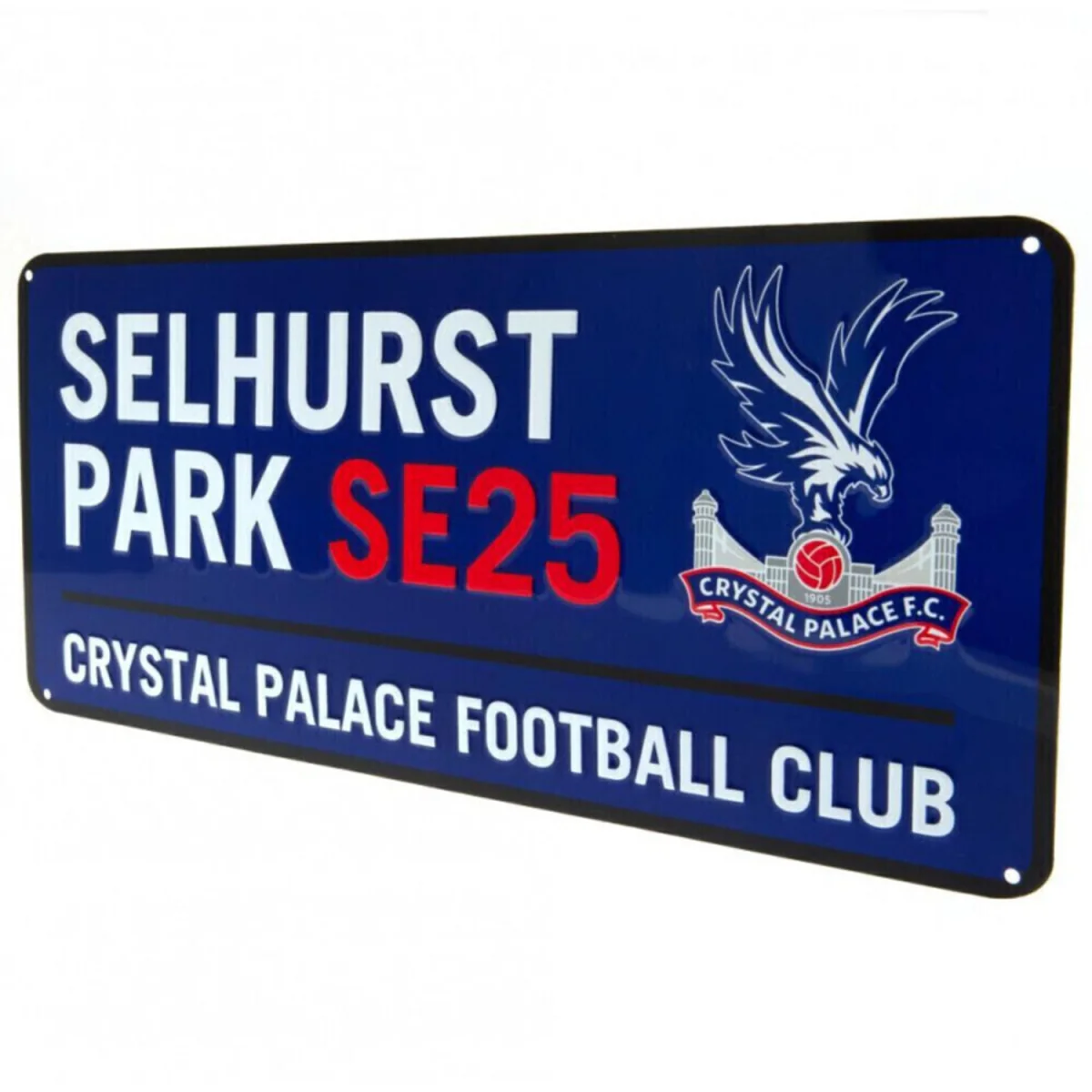 Crystal Palace FC Metal Plaque - Royal Blue/White/Red – image 3