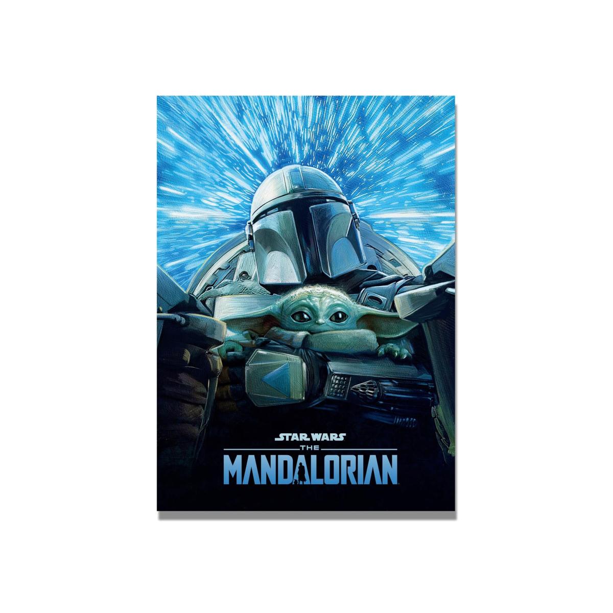 The Mandalorian Lightspeed Canvas - Blue