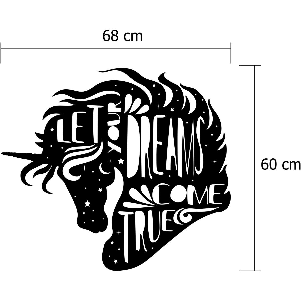 Dreams Come True  Wall Art Metal Decorative Object - Black - Black – image 3