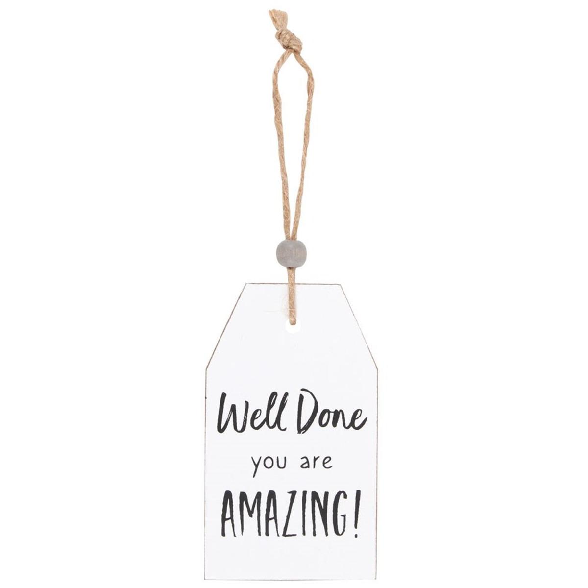 Small Hanging Tag Sentiment Sign - 70th Birthday – image 15