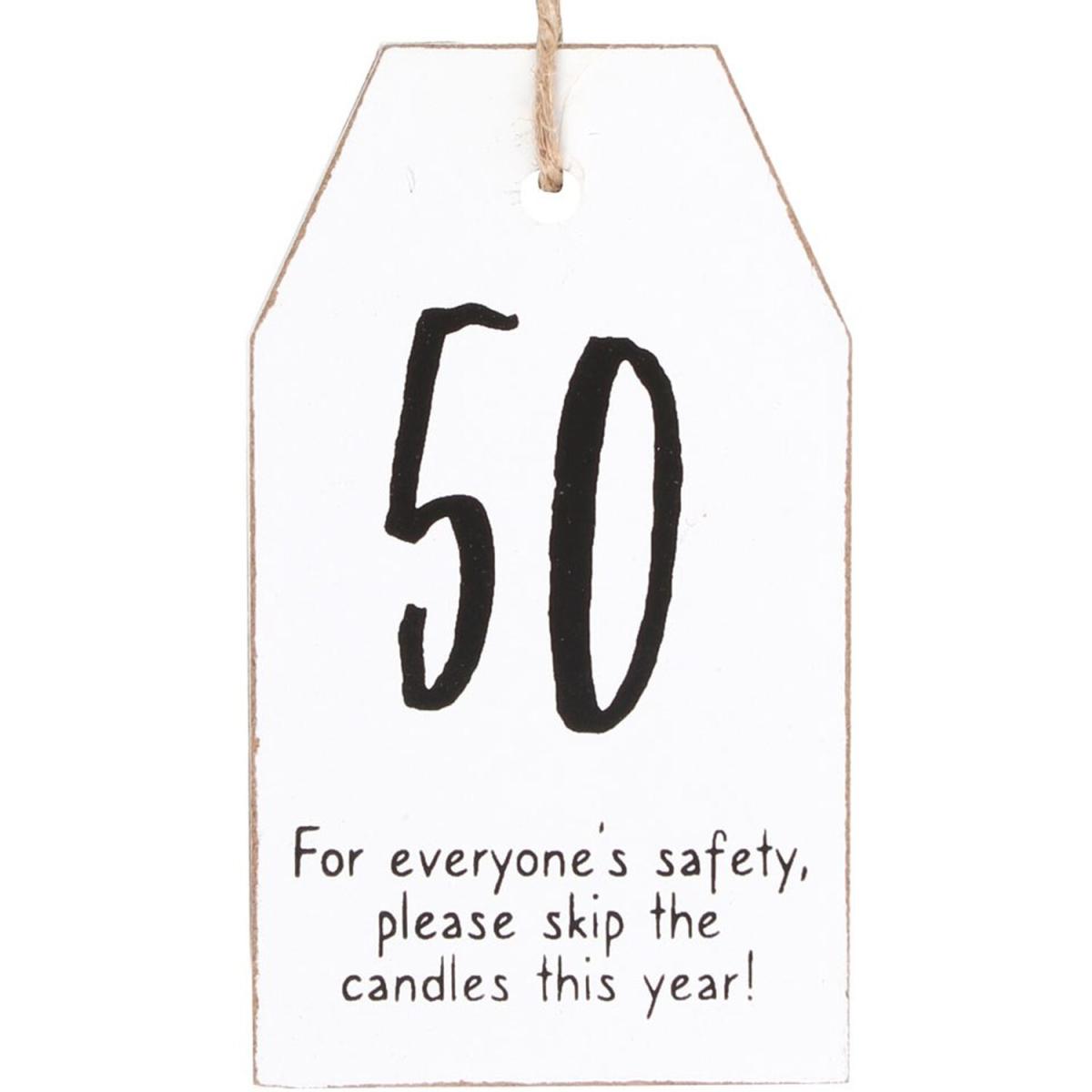 Small Hanging Tag Sentiment Sign - 70th Birthday – image 20