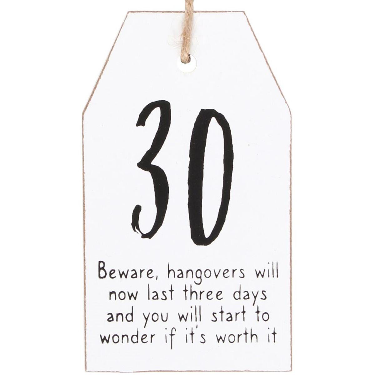 Small Hanging Tag Sentiment Sign - 70th Birthday – image 25