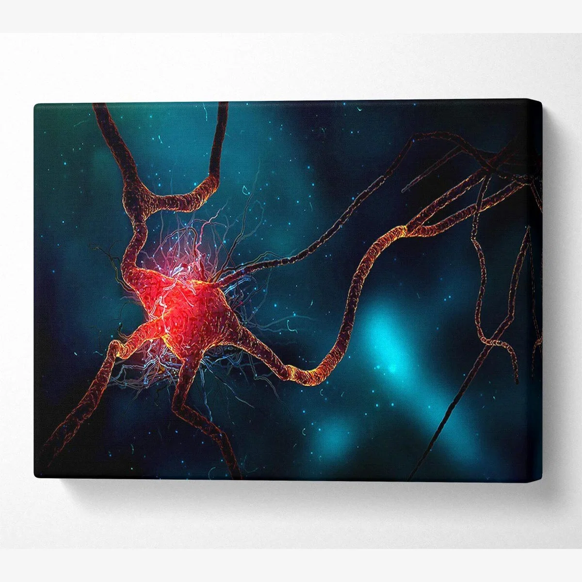 Neuron Canvas Print Wall Art - Yellow / 50.8cm – image 1