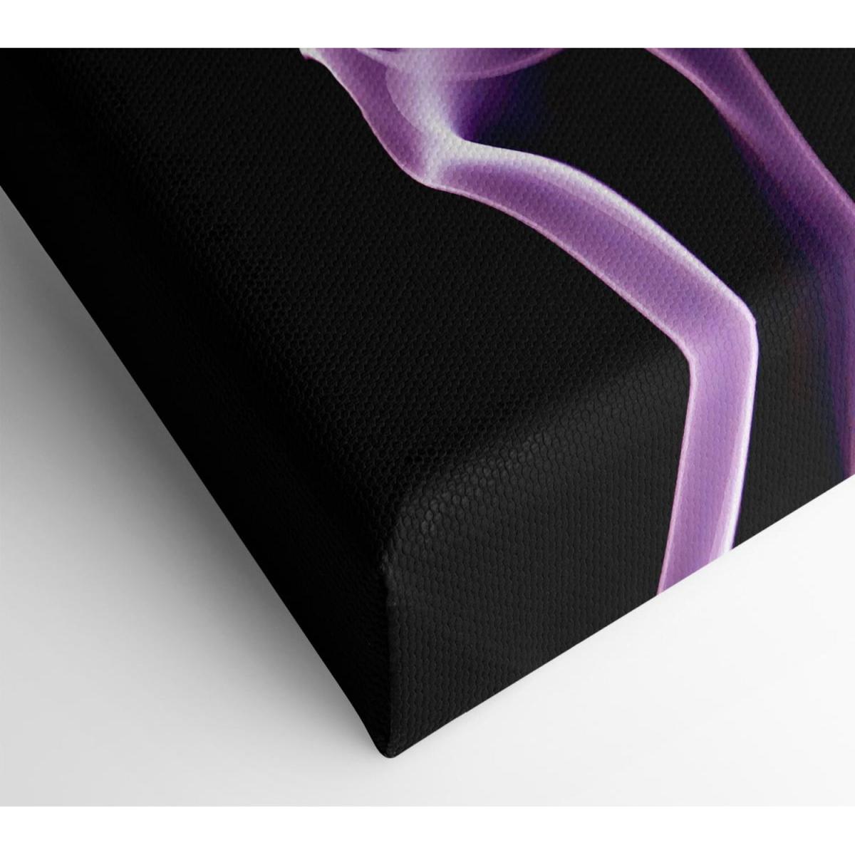 Purple Smoke Canvas Print Wall Art - Yellow / 35.56cm – image 2