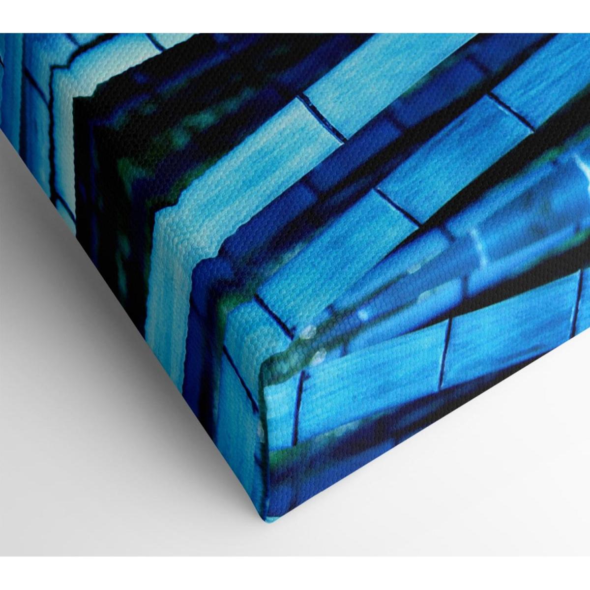 Bamboo Blues Canvas Print Wall Art - Yellow / 81.28cm – image 2