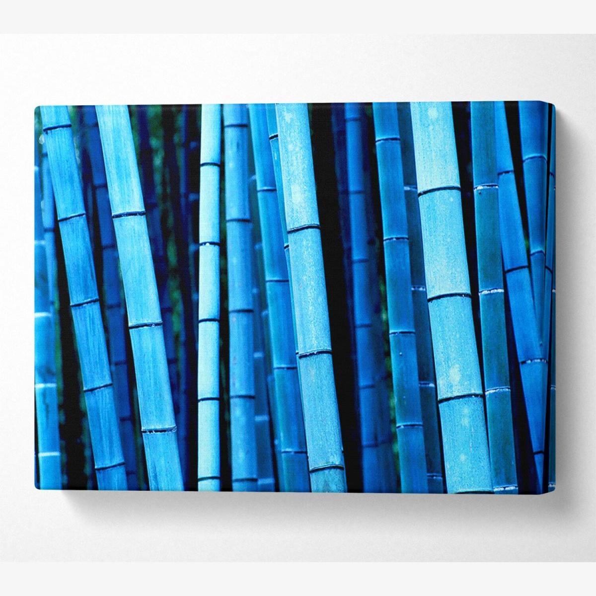 Bamboo Blues Canvas Print Wall Art - Yellow / 81.28cm – image 1