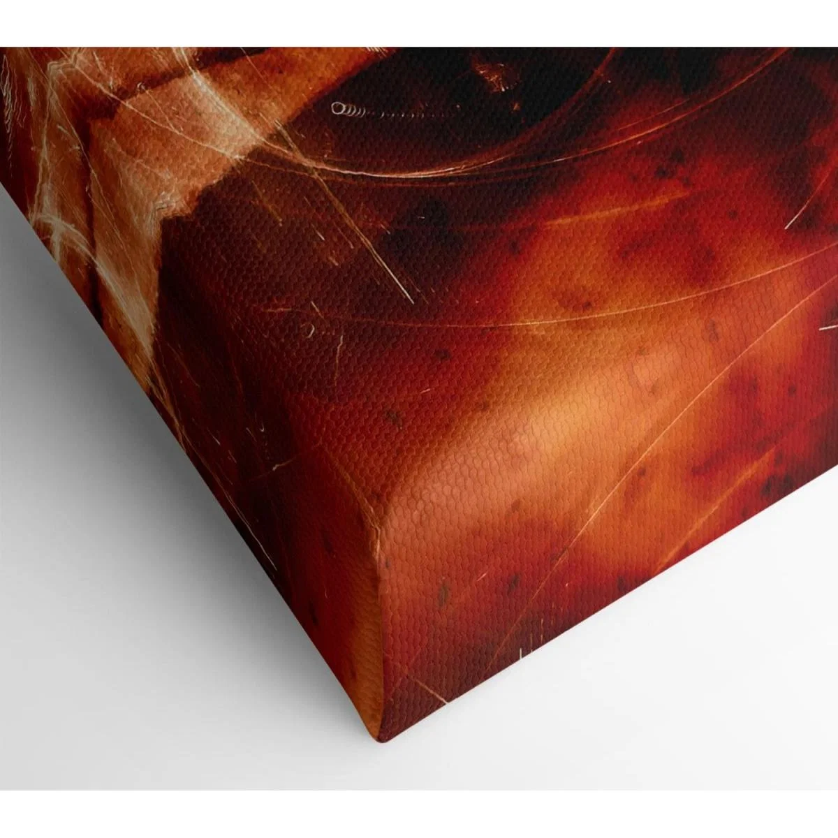 Orange Planet Of Light Canvas Print Wall Art - Yellow / 35.56cm – image 2
