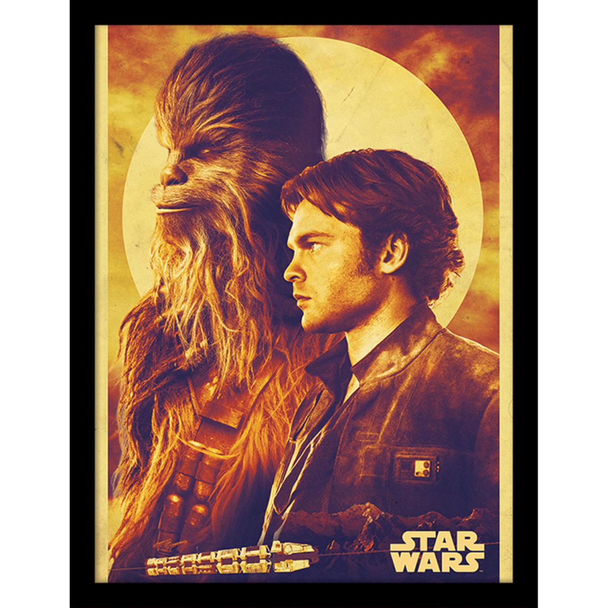 Solo A Star Wars Story (Han and Chewie) Framed Print – image 2