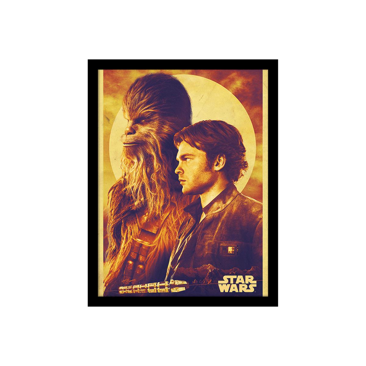 Solo A Star Wars Story (Han and Chewie) Framed Print – image 1