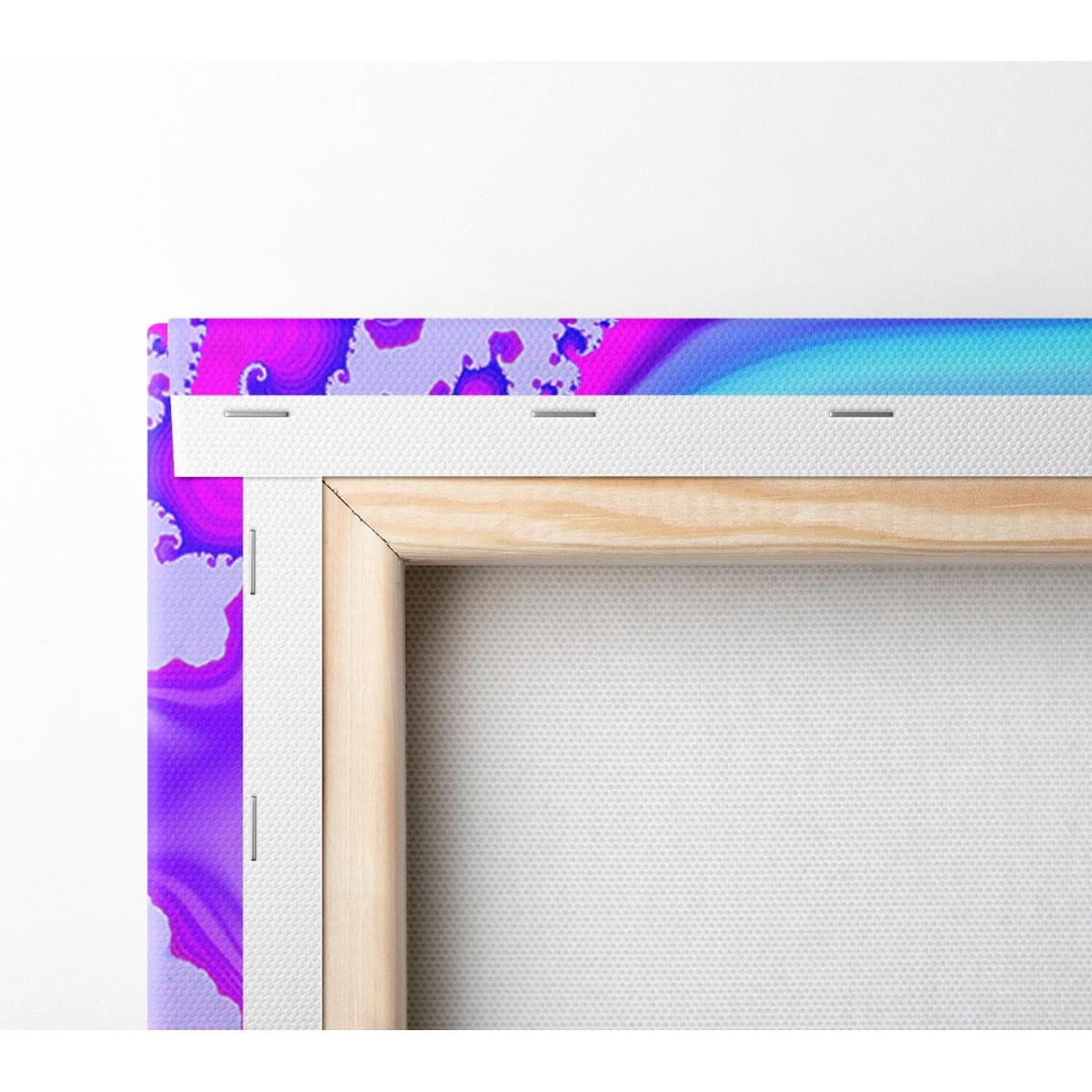 Psychedelic Wave Canvas Print Wall Art - Yellow / 66.04cm – image 3