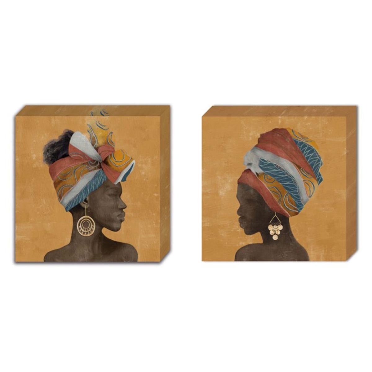 Female Silhouette Foiled Art – image 2