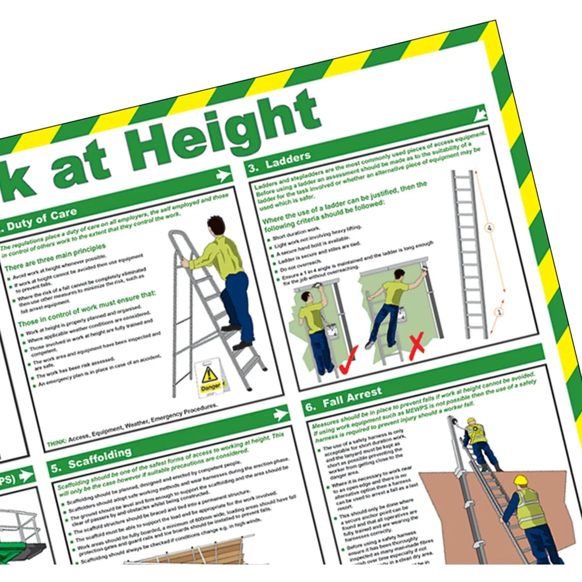 Pegdev Healthy and safety posters J - White – image 5