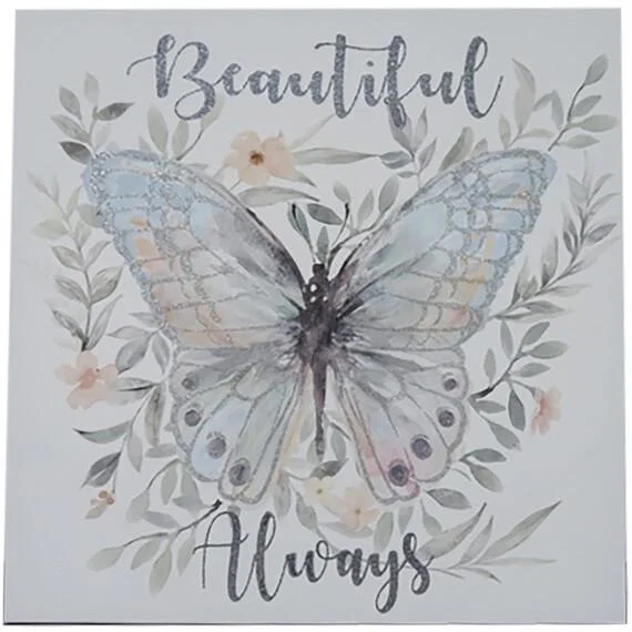 Beautiful Always Butterfly Canvas