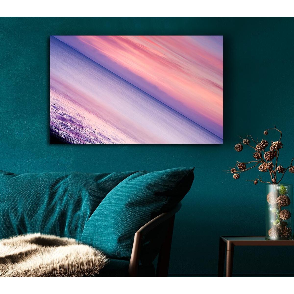 The Edge Of Time Canvas Print Wall Art - Yellow / 81.28cm – image 4