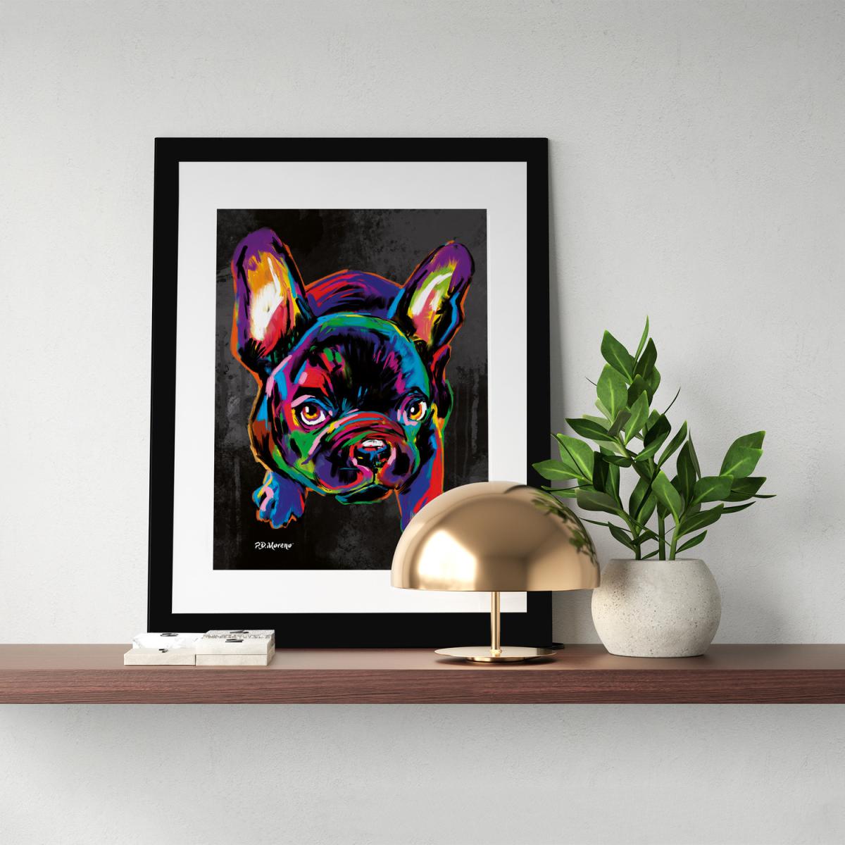 Deidra the Dog Framed Wall Art - Black / 43.5cm – image 6