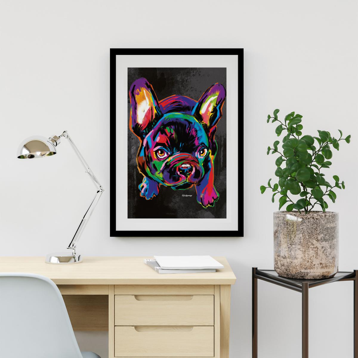Deidra the Dog Framed Wall Art - Black / 43.5cm – image 7