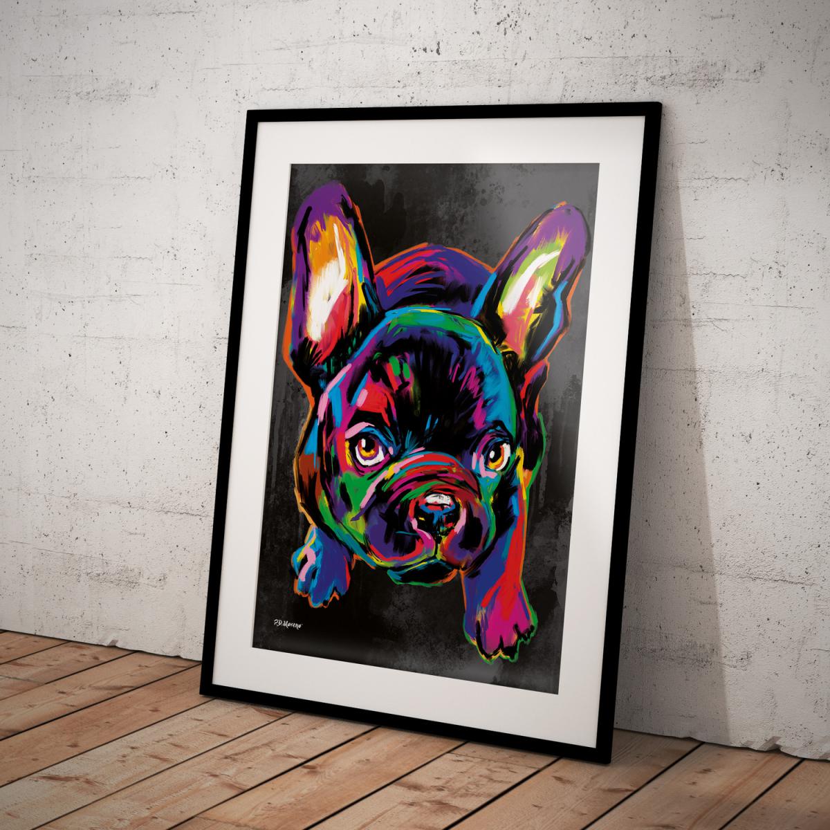 Deidra the Dog Framed Wall Art - Black / 43.5cm – image 9