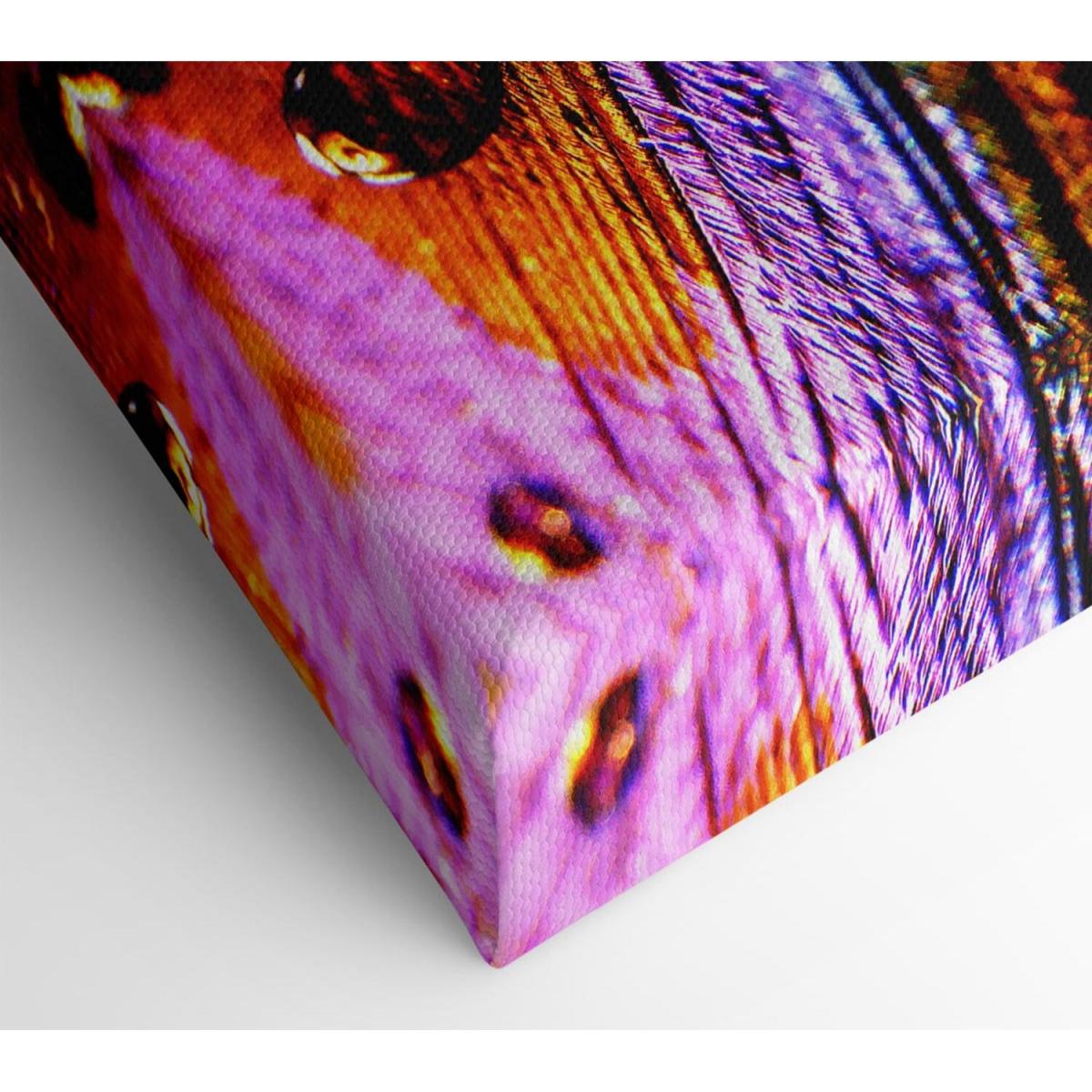 Colourful Bubble Ripples Canvas Print Wall Art - Yellow / 66.04cm – image 2