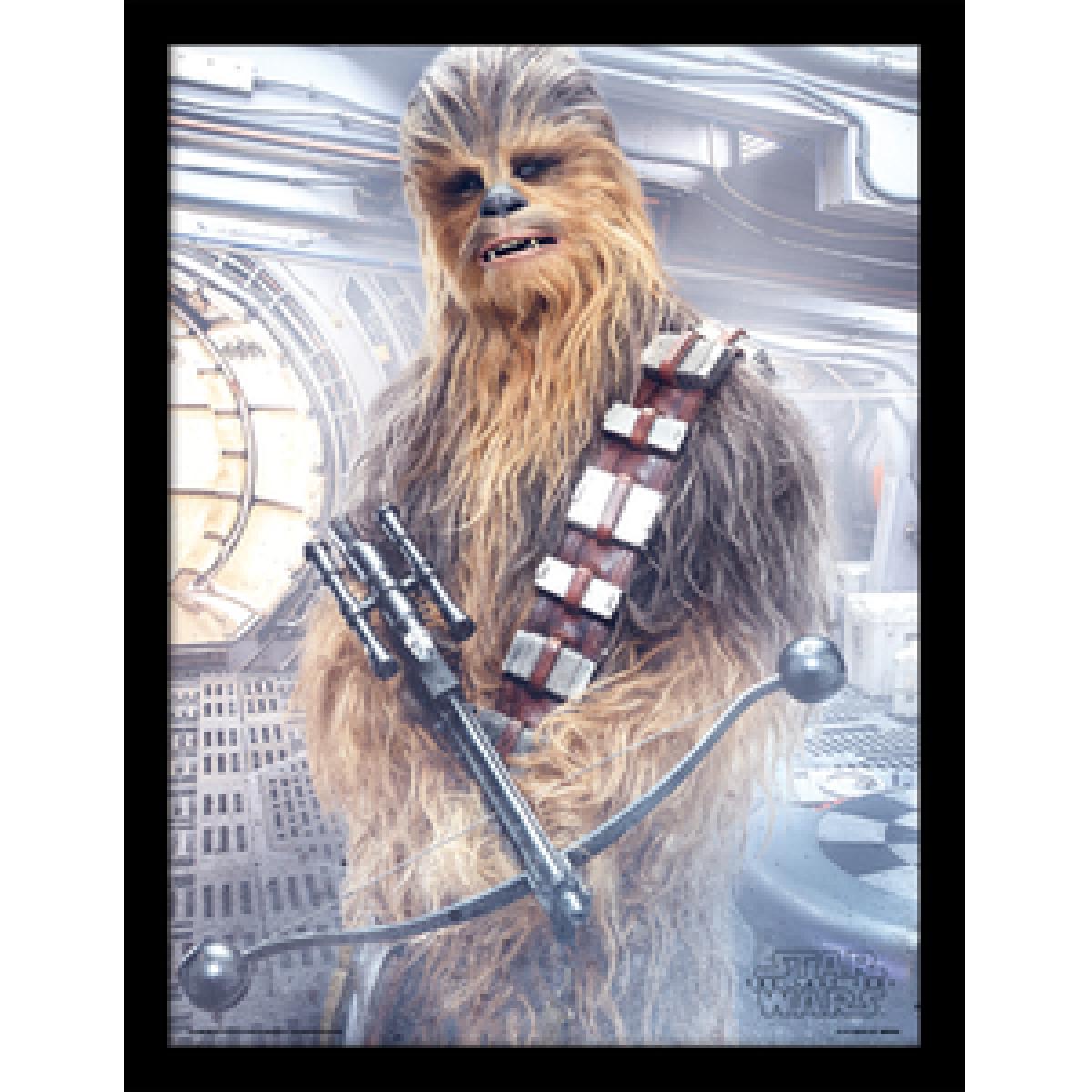 Star Wars The Last Jedi (Chewbacca Bowcaster) Framed Print – image 2