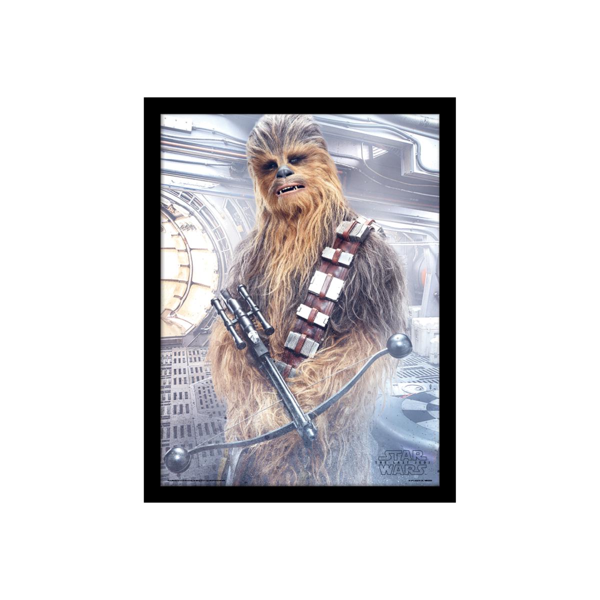 Star Wars The Last Jedi (Chewbacca Bowcaster) Framed Print – image 1