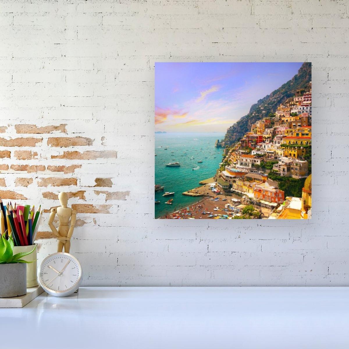 Positano, Amalfi Canvas Print - Green / Small – image 3