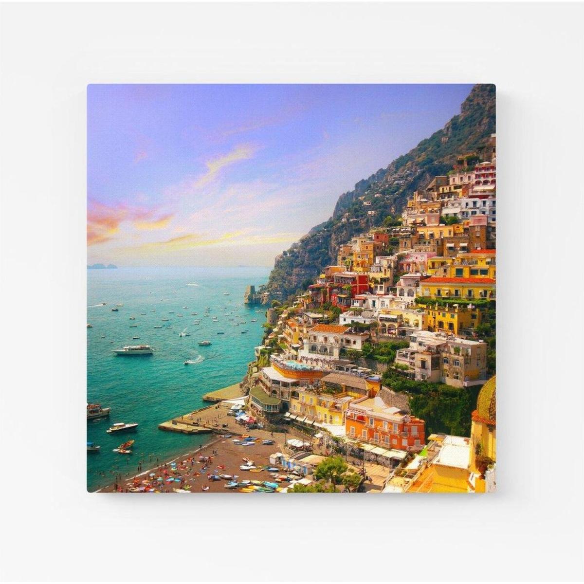 Positano, Amalfi Canvas Print - Green / Small – image 4