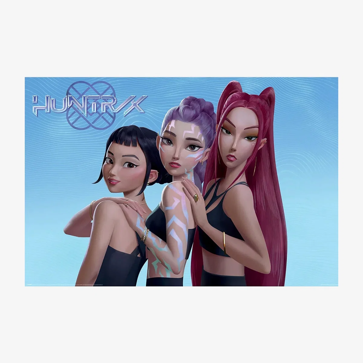 K-Pop Demon Hunters Comeback Huntr/X Poster - Multicoloured
