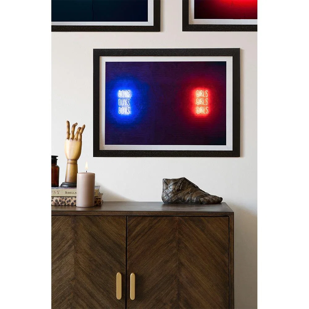 Boys Girls Neon Art Print – image 2