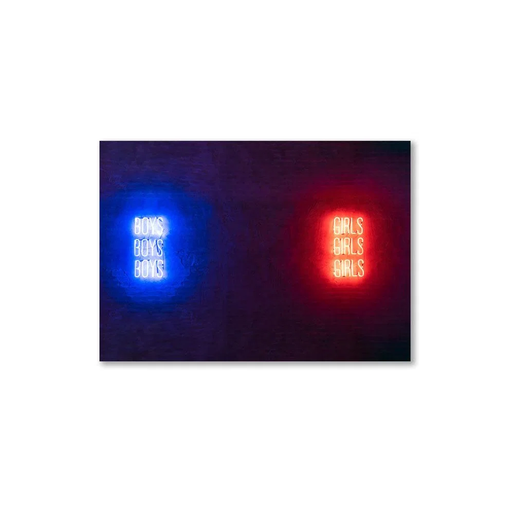 Boys Girls Neon Art Print – image 6