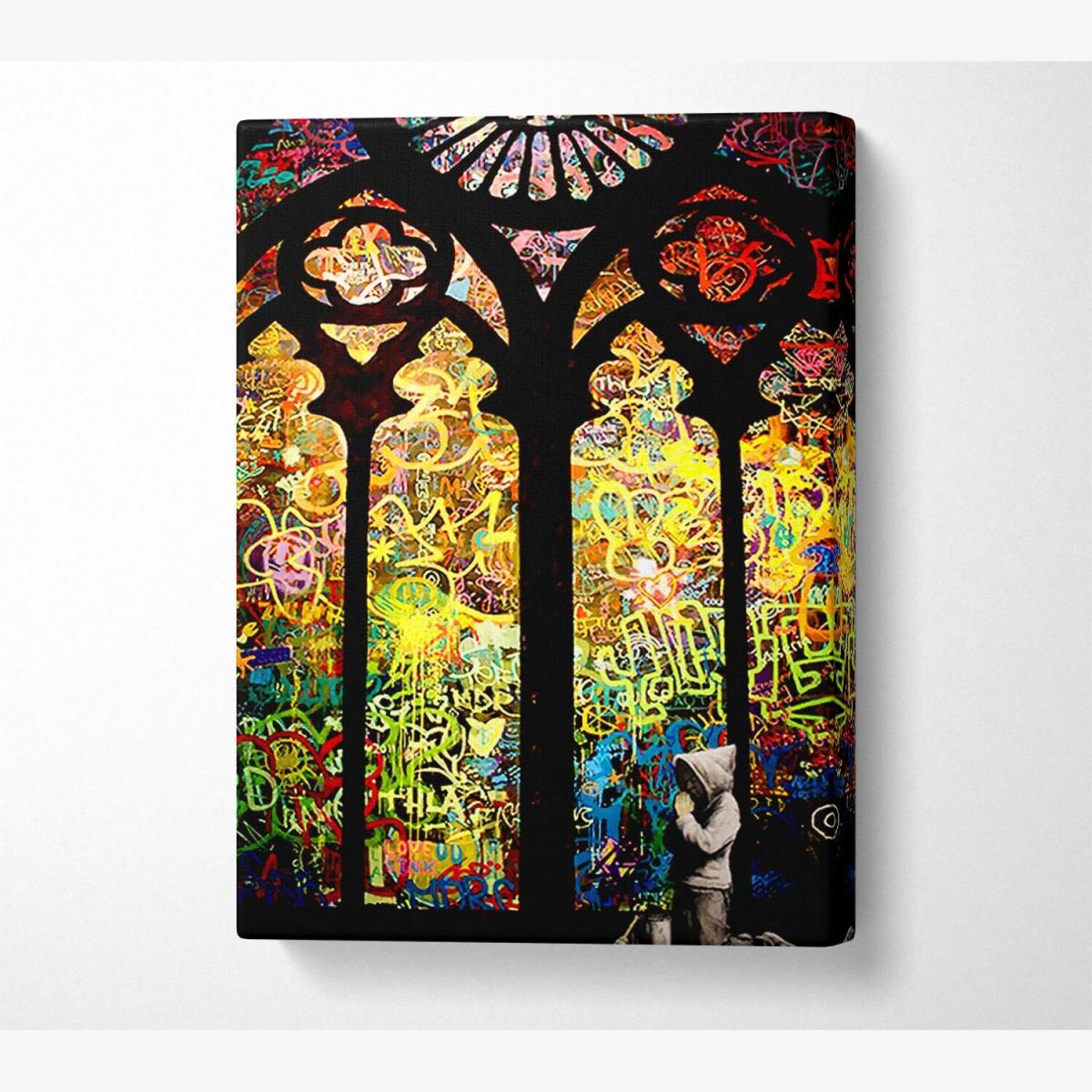 Stained Glass Graffiti - 50.8cm – image 1