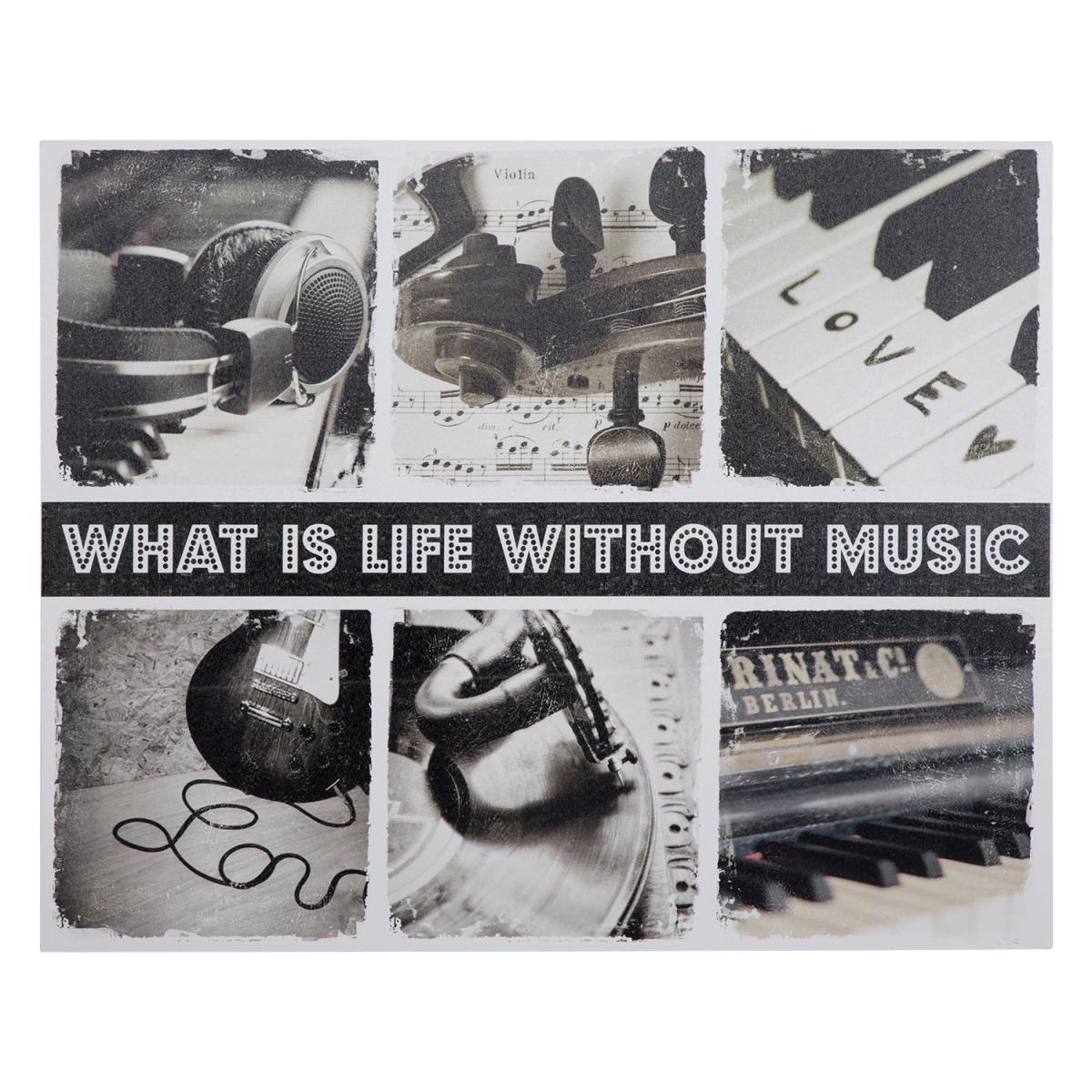 Life Without Music LED Canvas – image 2