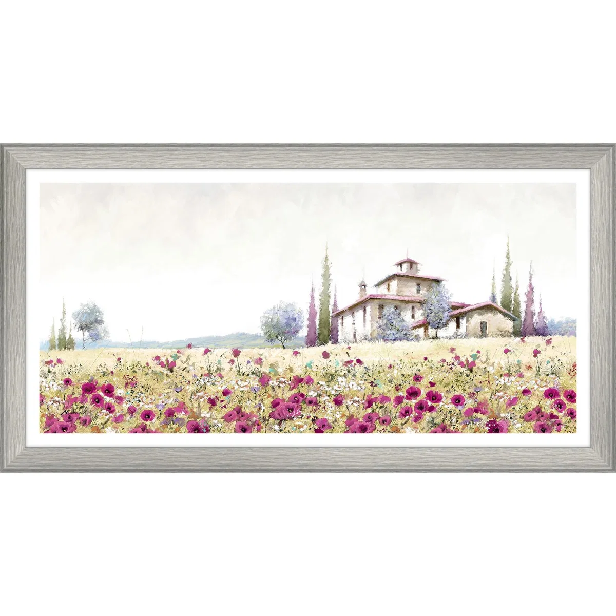 Framed Macneil Tuscan Poppies – image 2
