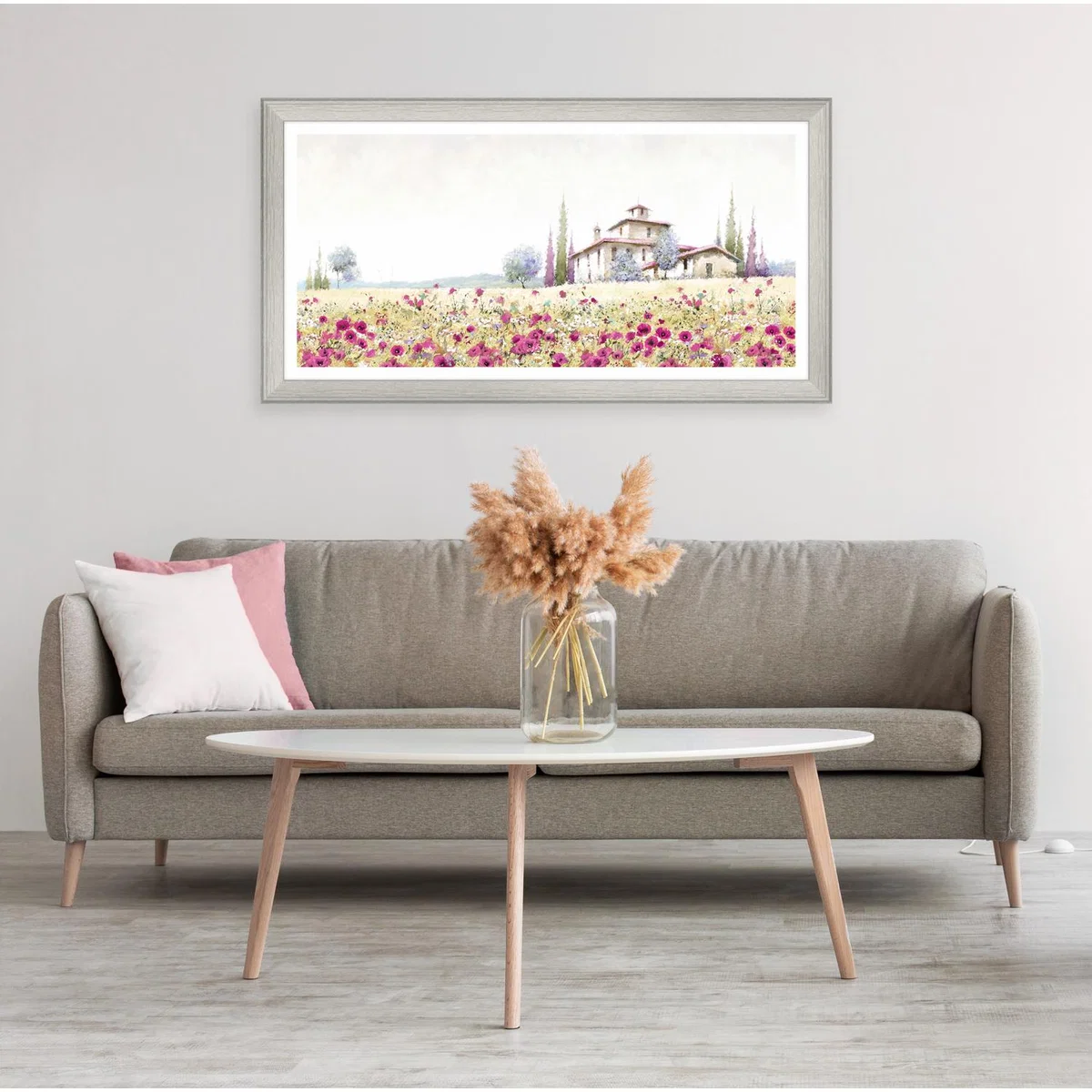 Framed Macneil Tuscan Poppies – image 1