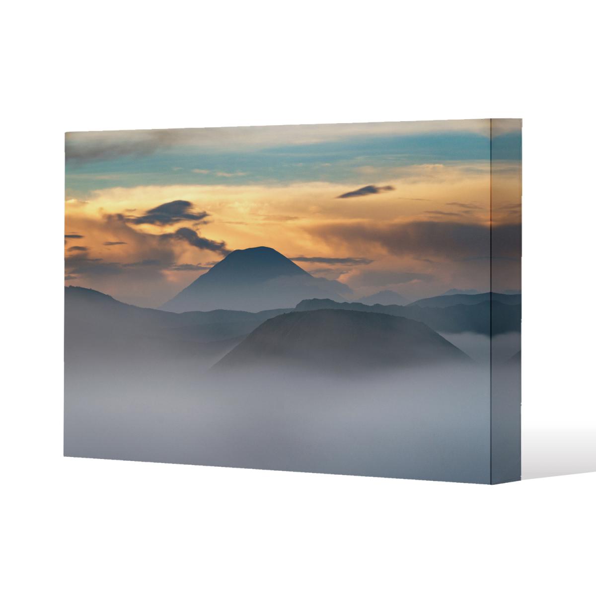 Bromo in morning time Canvas Print Canvas Print - Grey / 127cm / 101cm – image 2