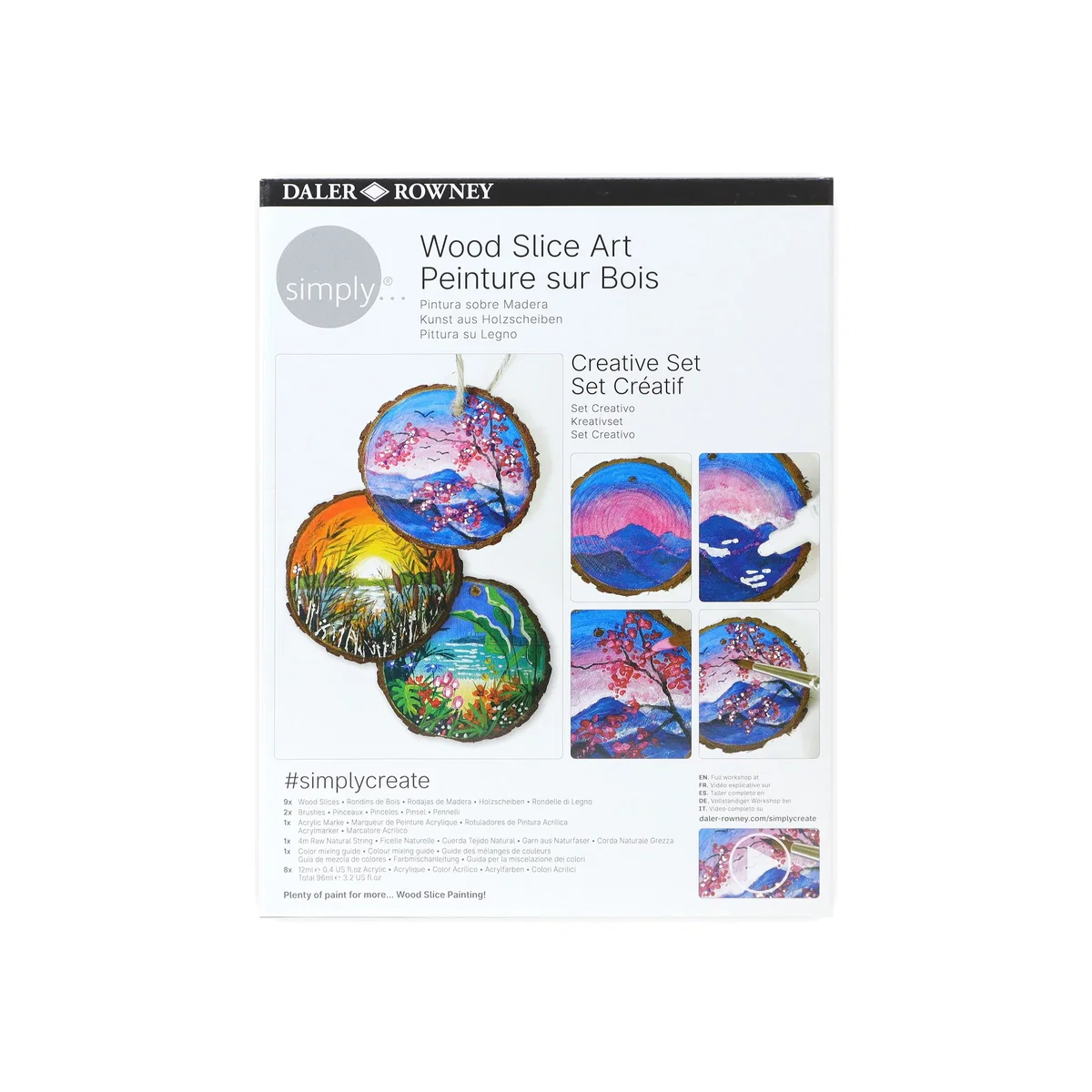 Daler Simply Wood Painting Creative Set - Multi – image 1