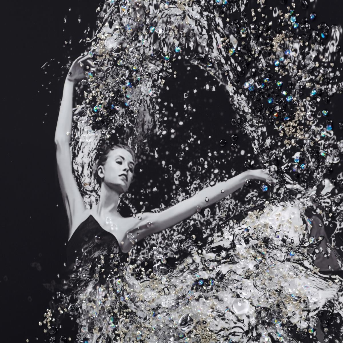 Jewelled Pirouette Framed Art - Black – image 3