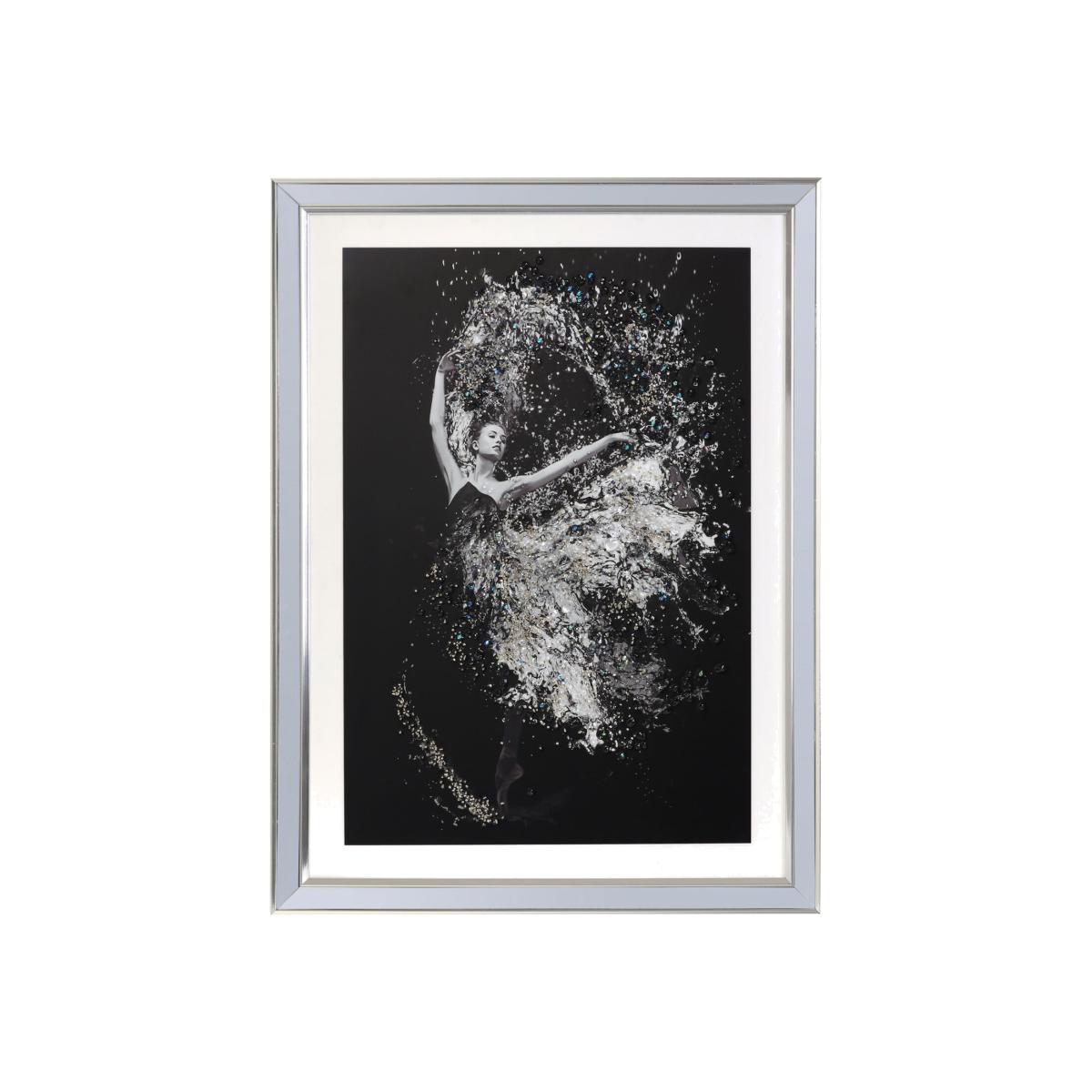 Jewelled Pirouette Framed Art - Black – image 1